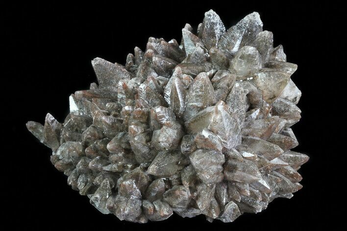 Reddish-Brown Dogtooth Calcite Cluster - Mexico #80238
